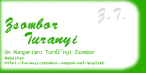 zsombor turanyi business card